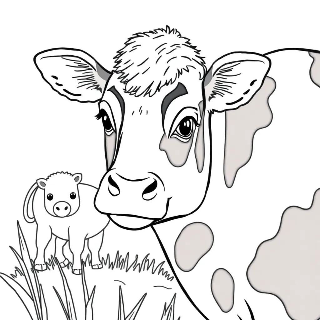 Farm Animal Color Pages Farm Animal Color Pages