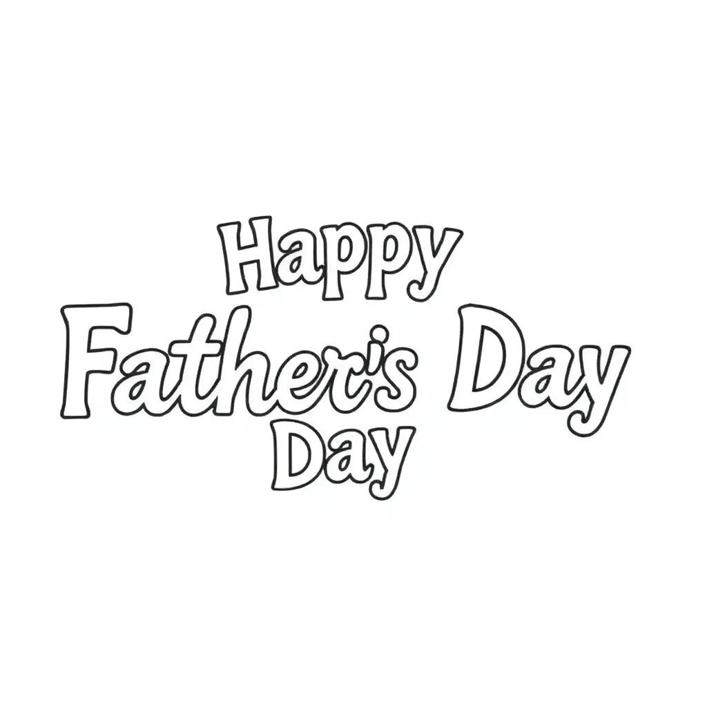 Father’s Day Free Coloring Pages