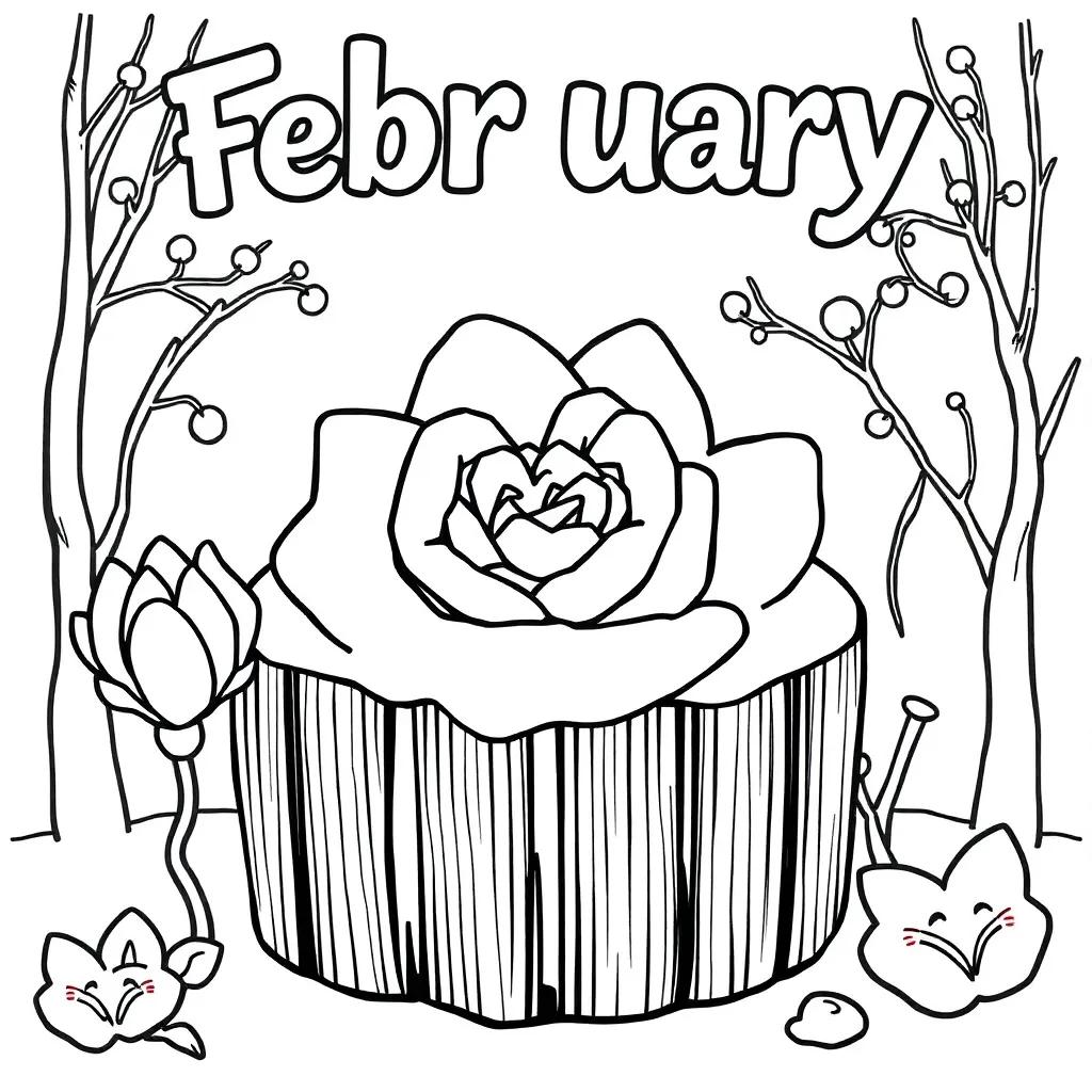 February Coloring Pages Free