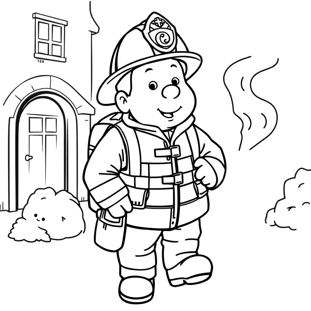 Fireman Sam Coloring Pages