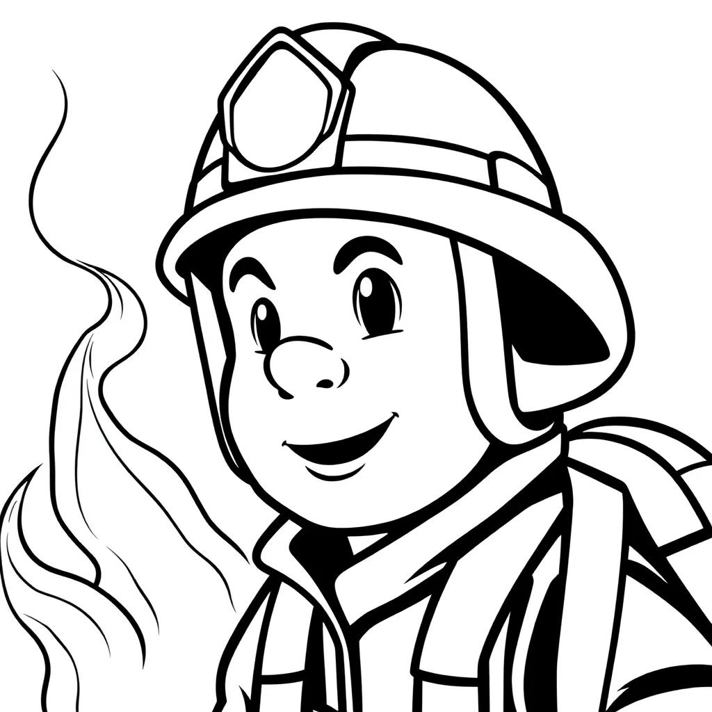 Fireman Coloring Pages Printable