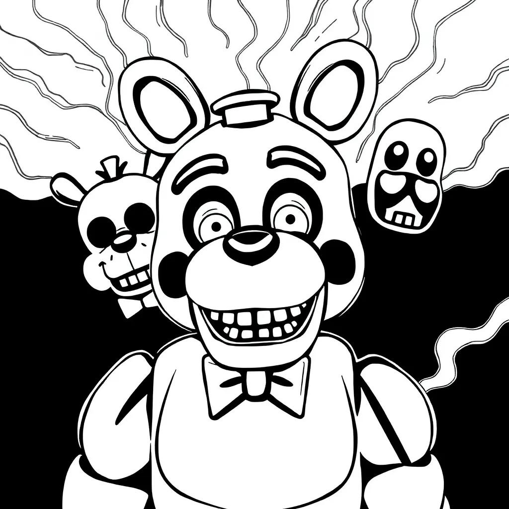Five Nights At Freddys Security Breach Coloring Pages