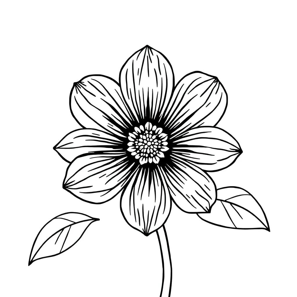 Flower Coloring Pages Pdf