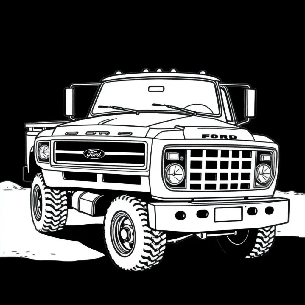 Ford Truck Coloring Page