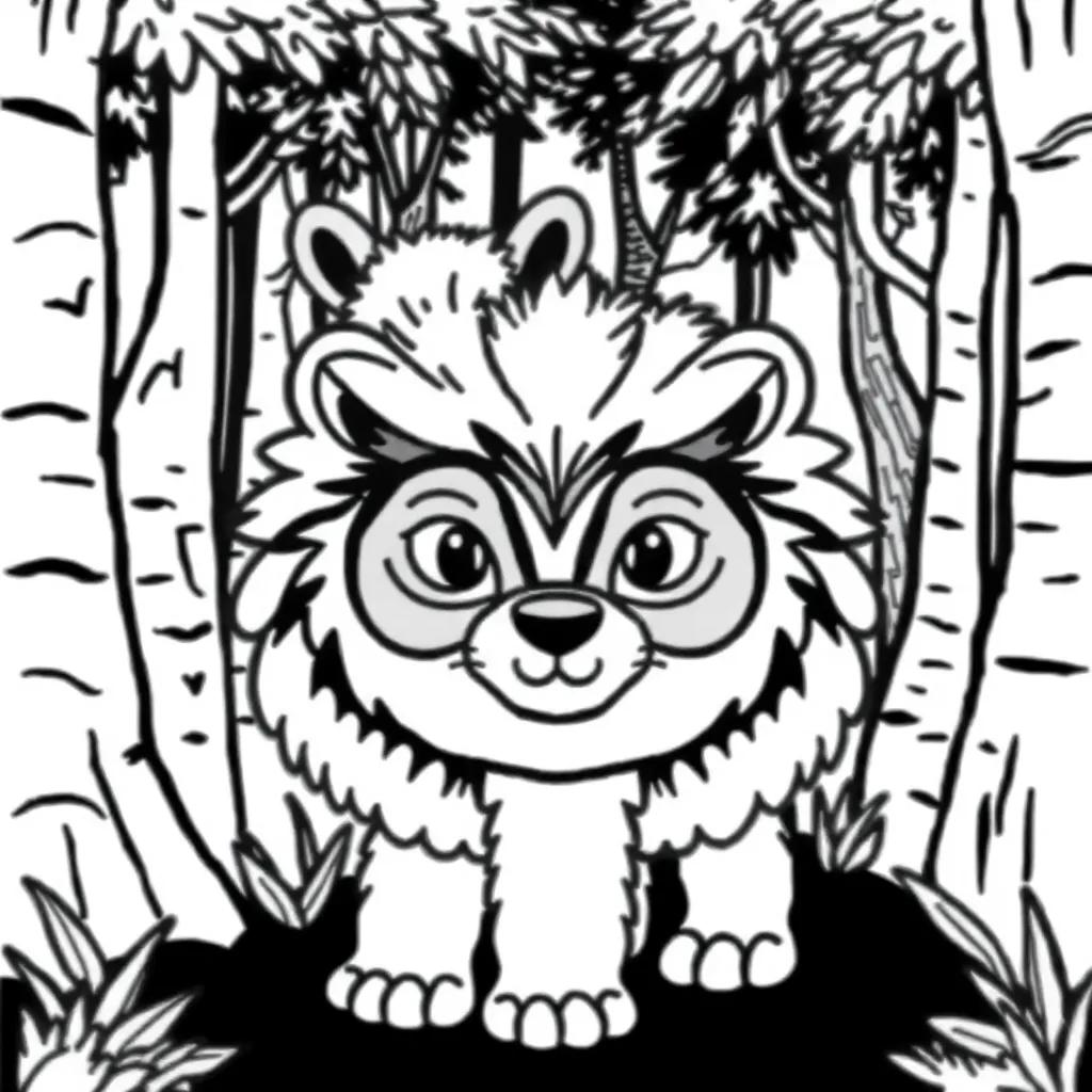 Forest Animal Coloring Pages