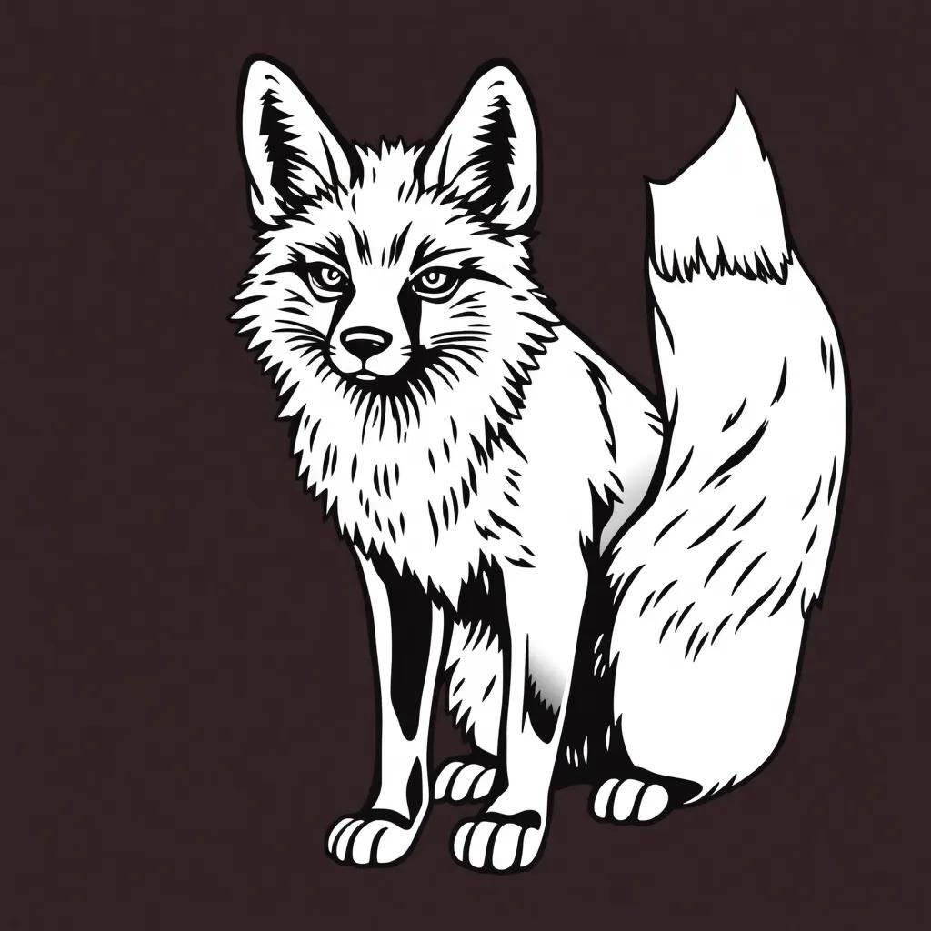 Fox Coloring Pages Free