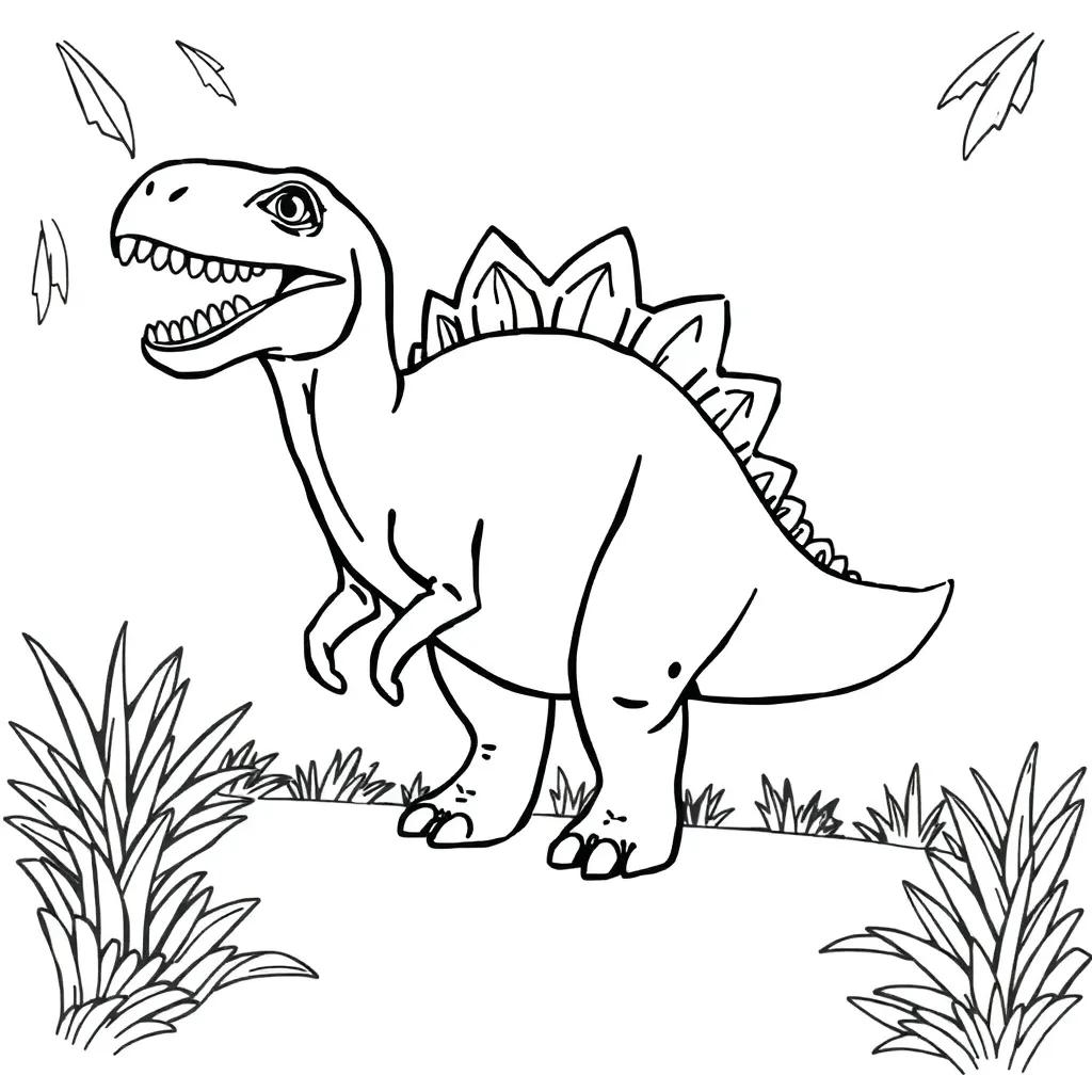 Free Coloring Dinosaur Pages Free Coloring Dinosaur Pages