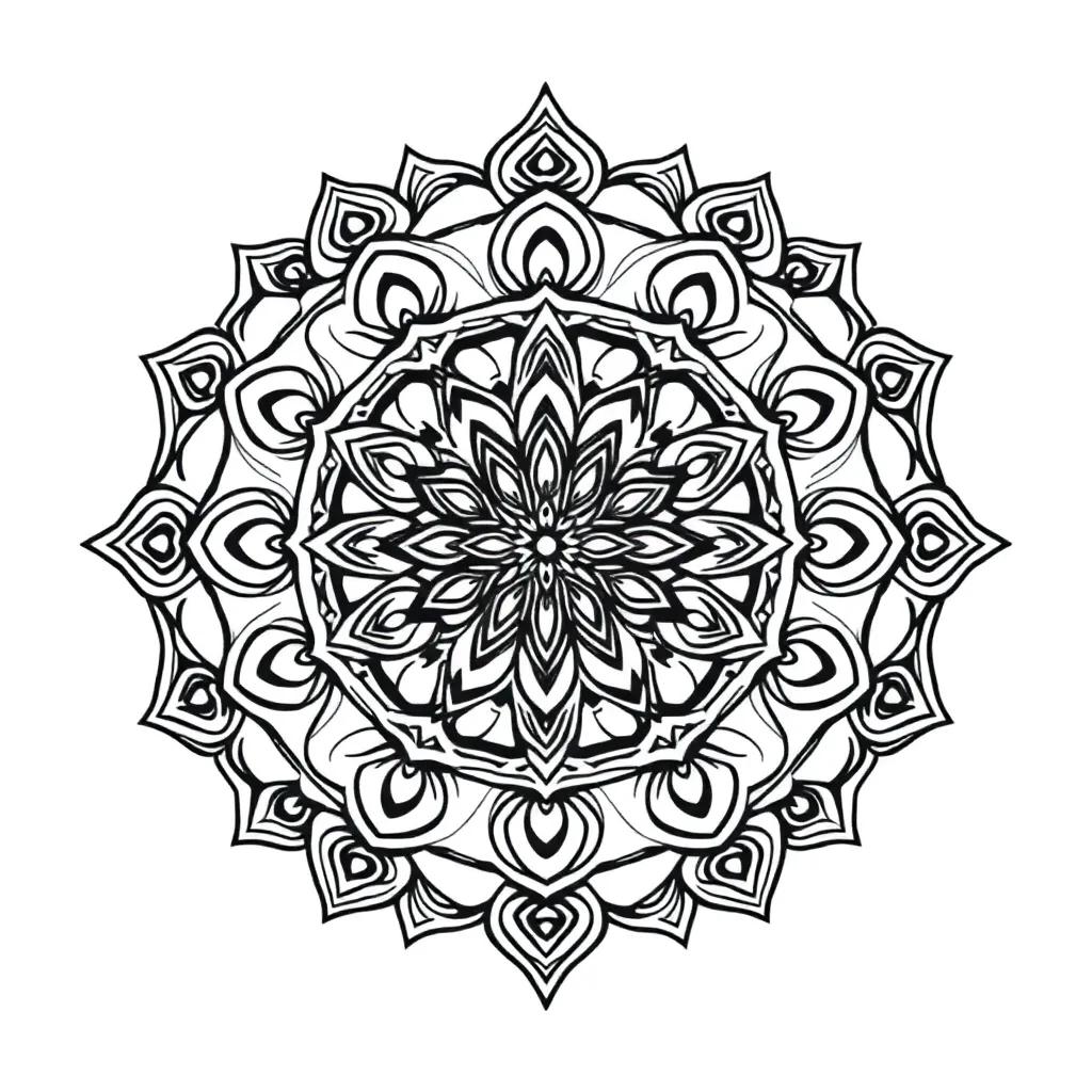 Free Mandala Coloring Page