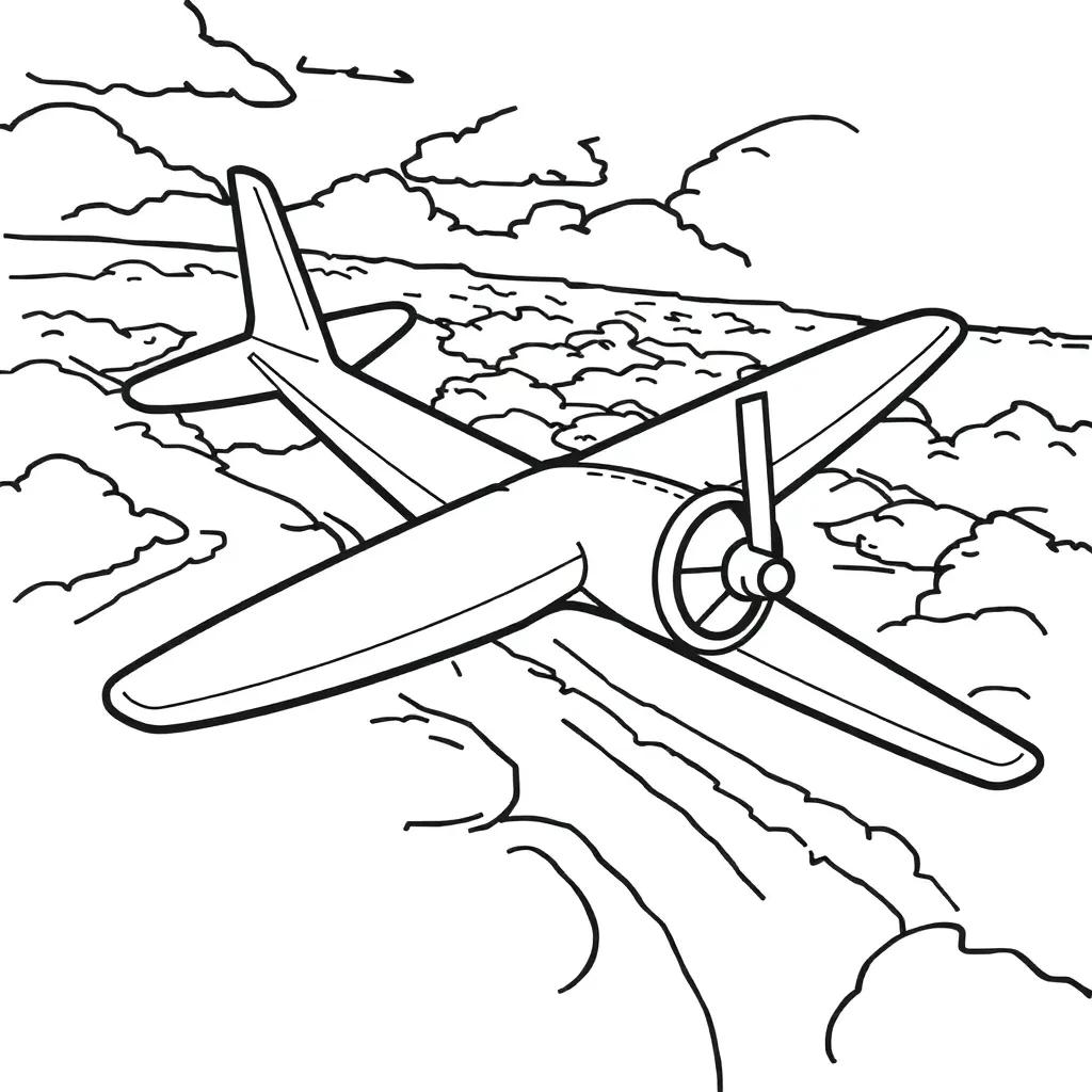 Free Printable Coloring Pages Airplanes