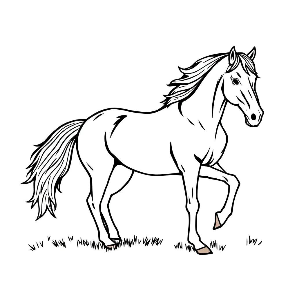 Free Horse Coloring Pages To Print