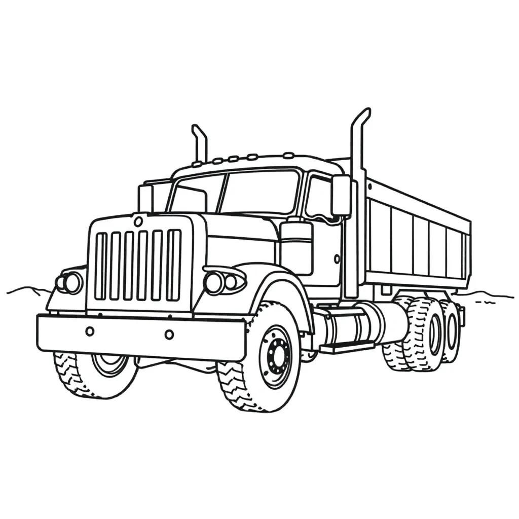 Free Printable Truck Coloring Pages