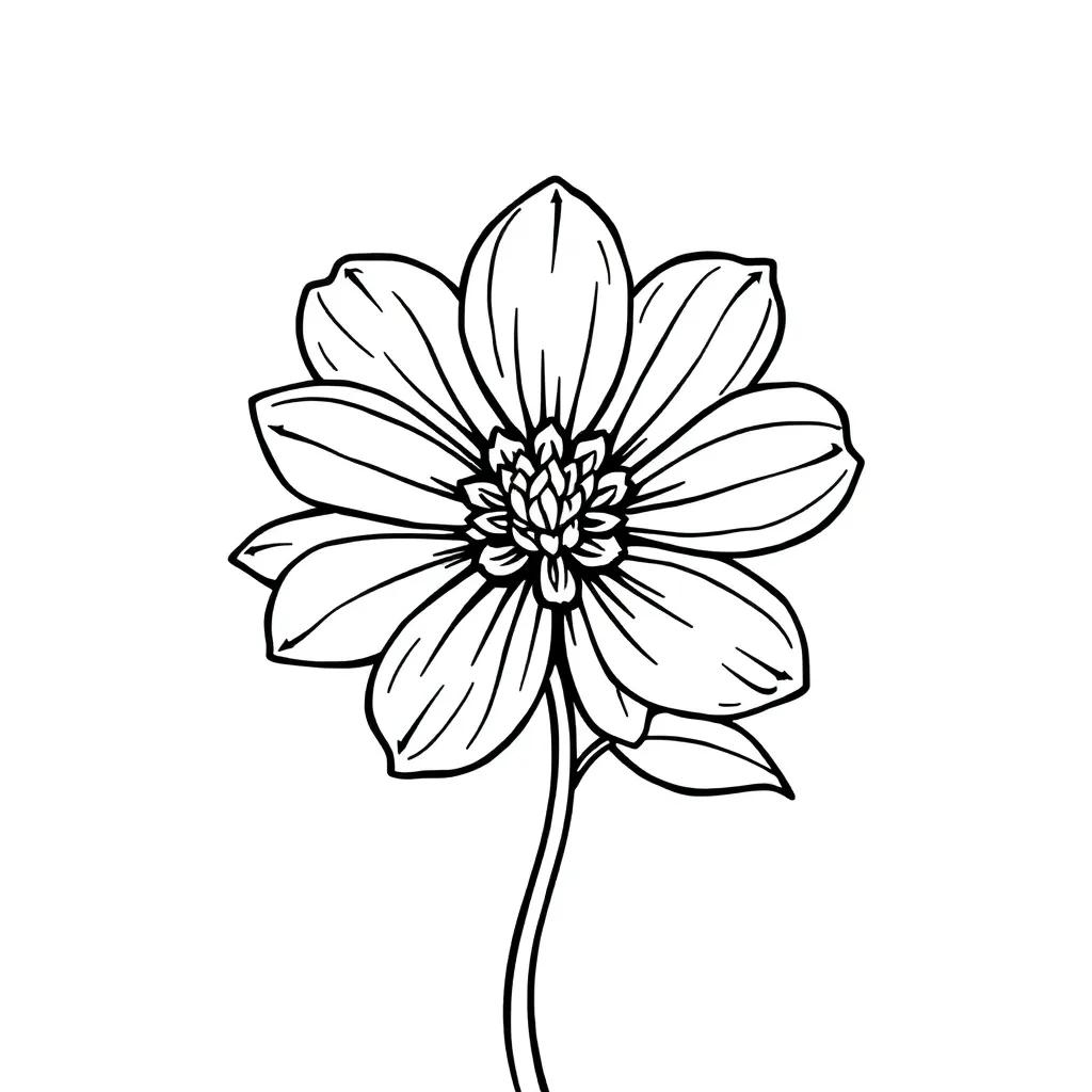 Free Flower Coloring Pages To Print