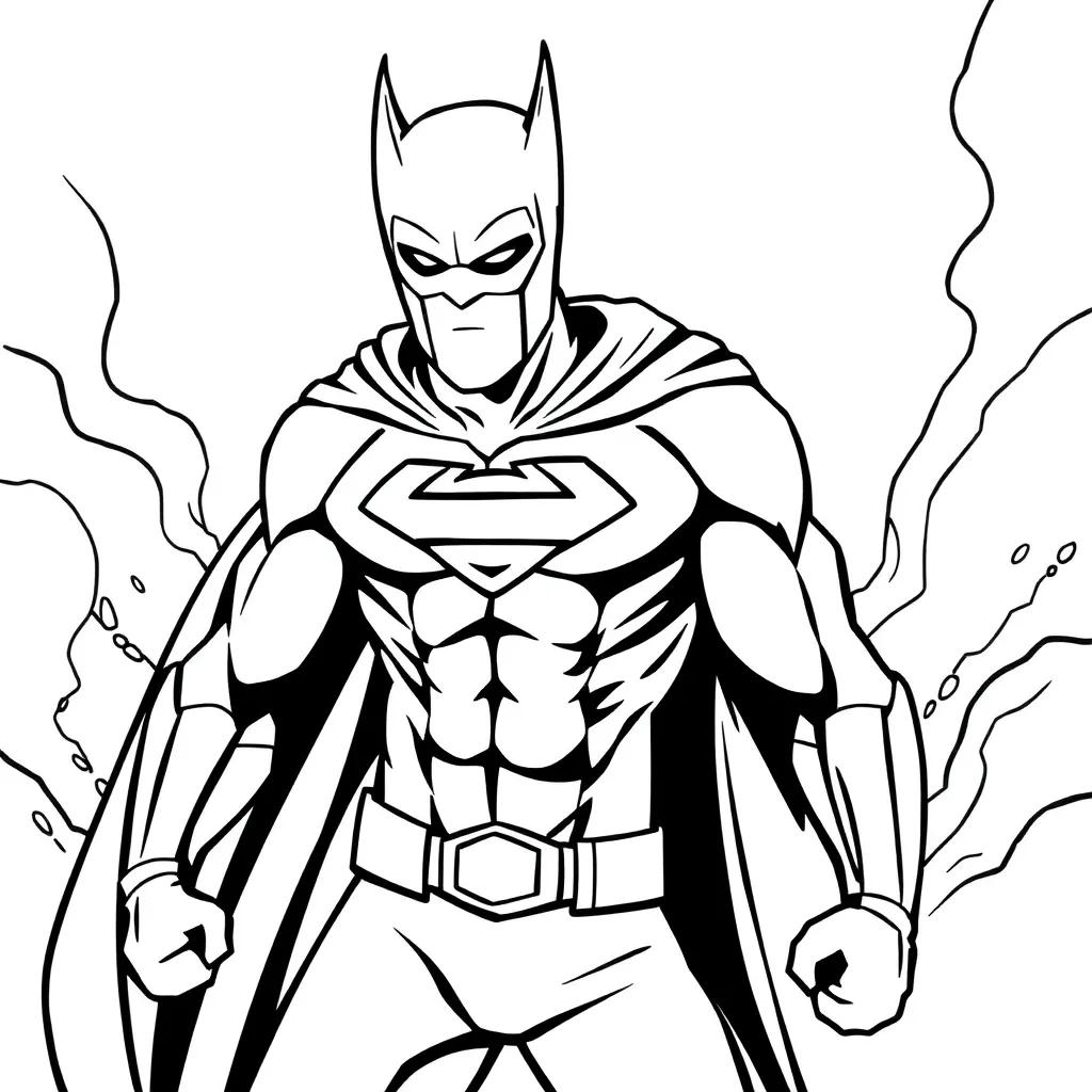 Free Coloring Pages Superheroes Printable