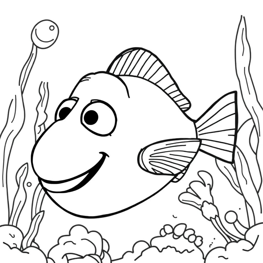 Free Finding Nemo Coloring Pages