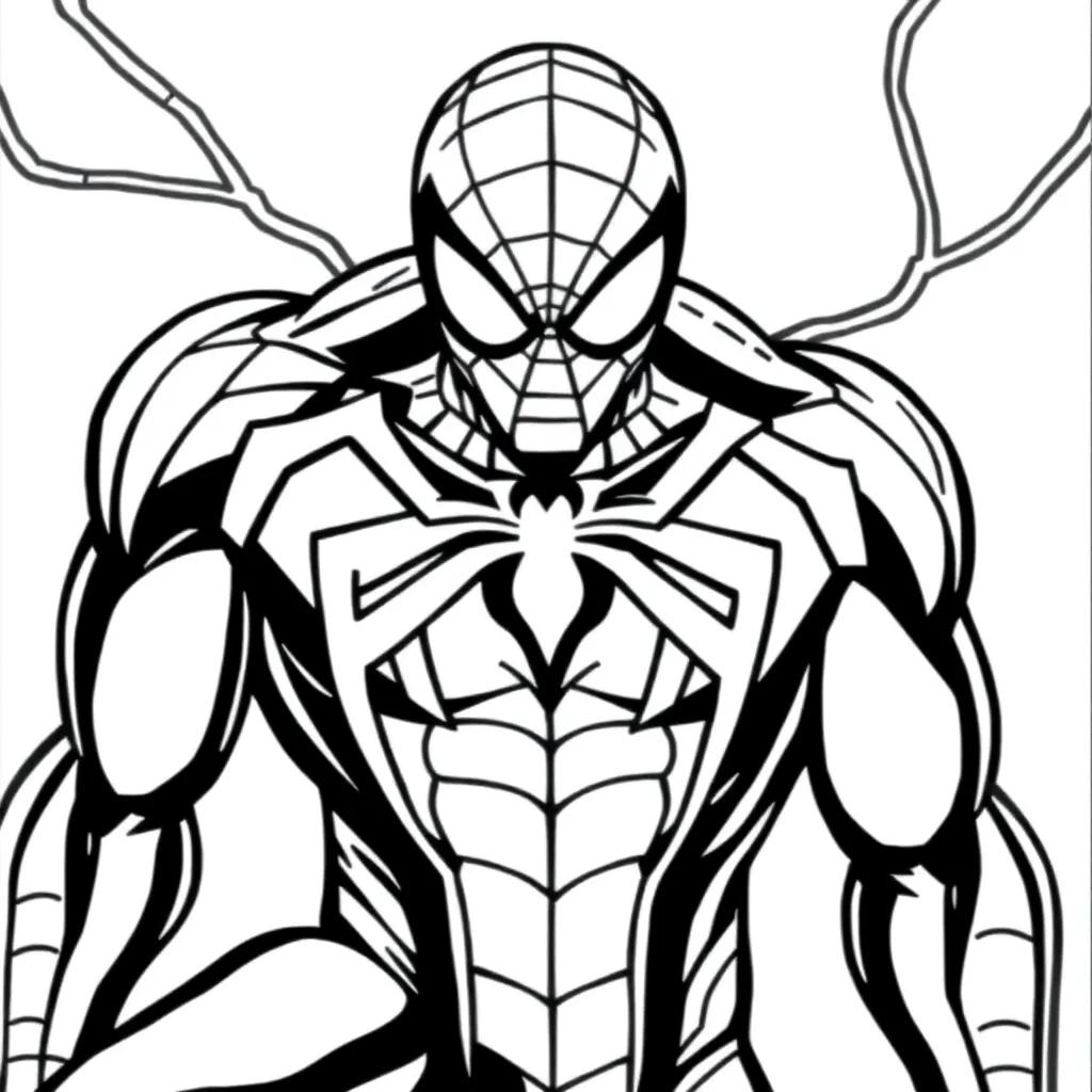 Free Spiderman Coloring Page