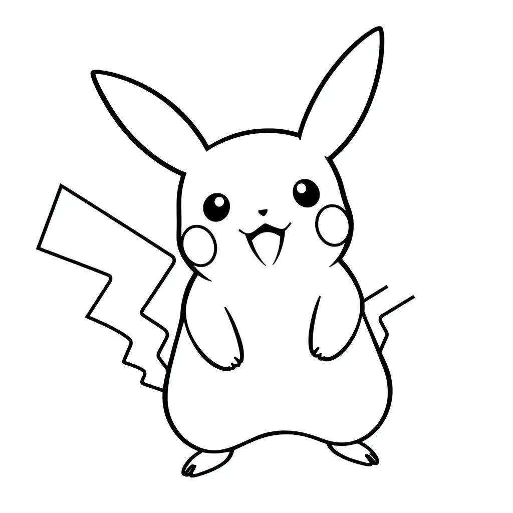 Free Coloring Pages Of Pikachu
