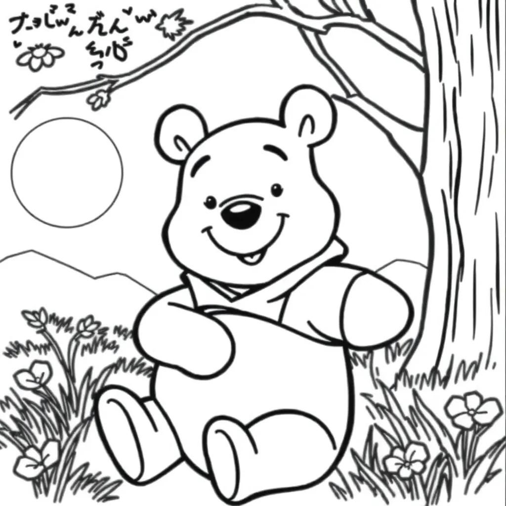 Free Pooh Bear Coloring Pages