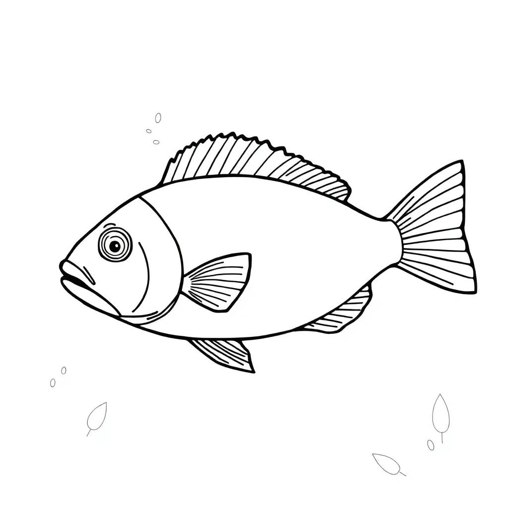 Free Fish Coloring Pages Printable