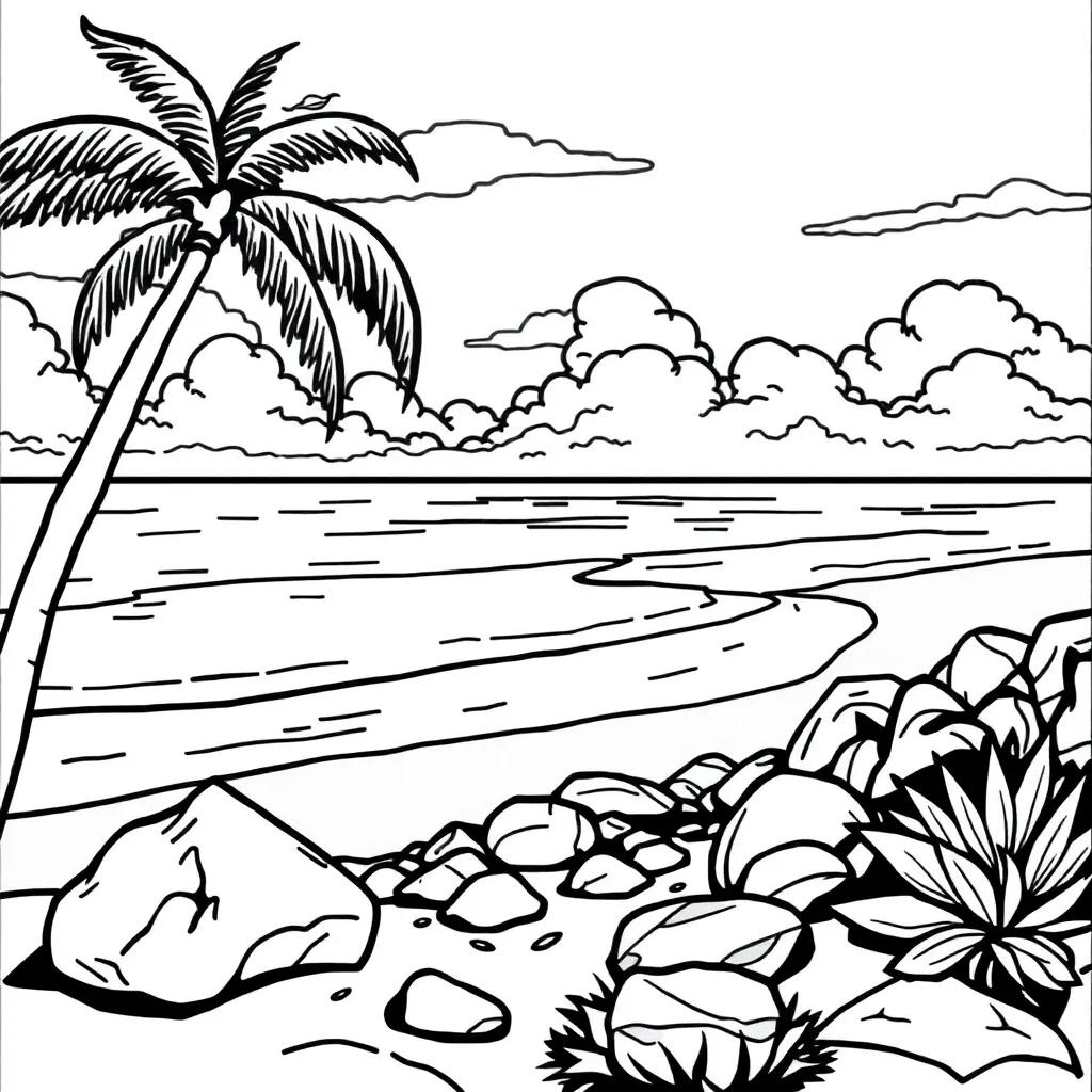 Free Coloring Pages Of Beaches Free Coloring Pages Of Beaches