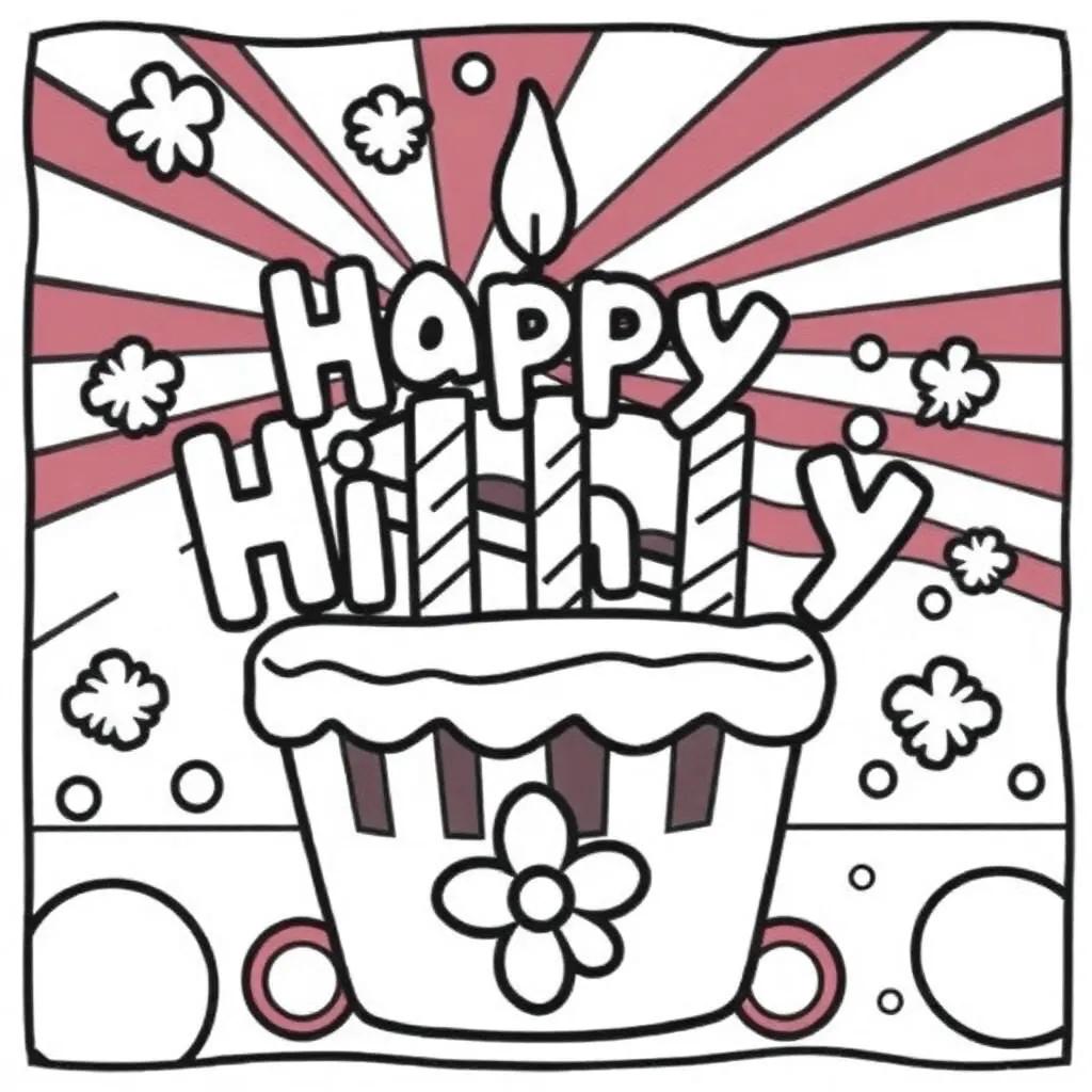 Free Printable Coloring Pages Birthday