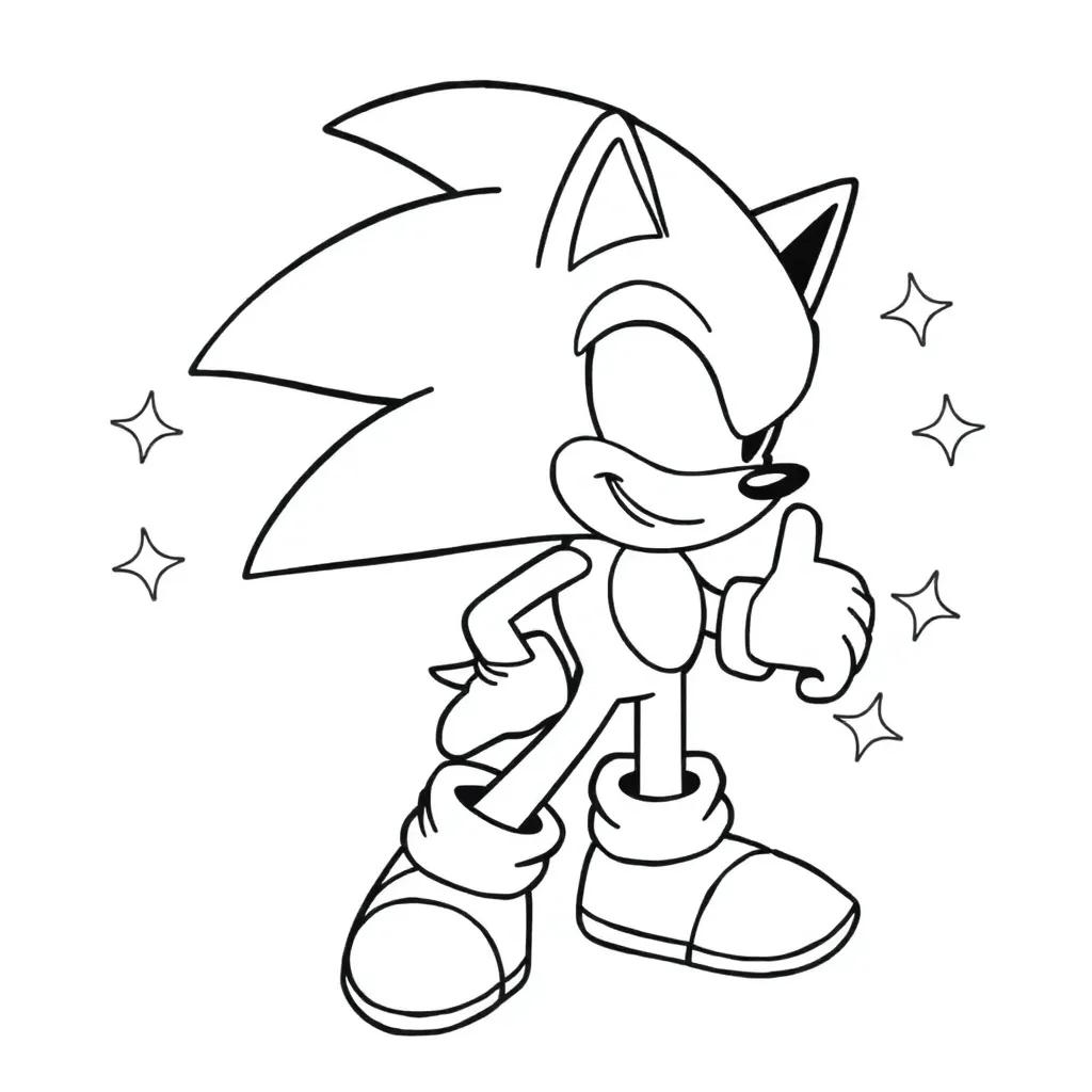 Free Sonic 3 Coloring Pages