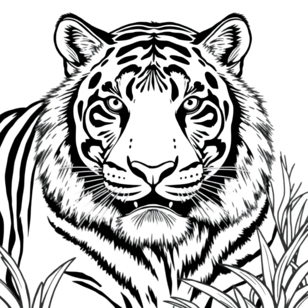 Free Printable Coloring Pages Of Tigers