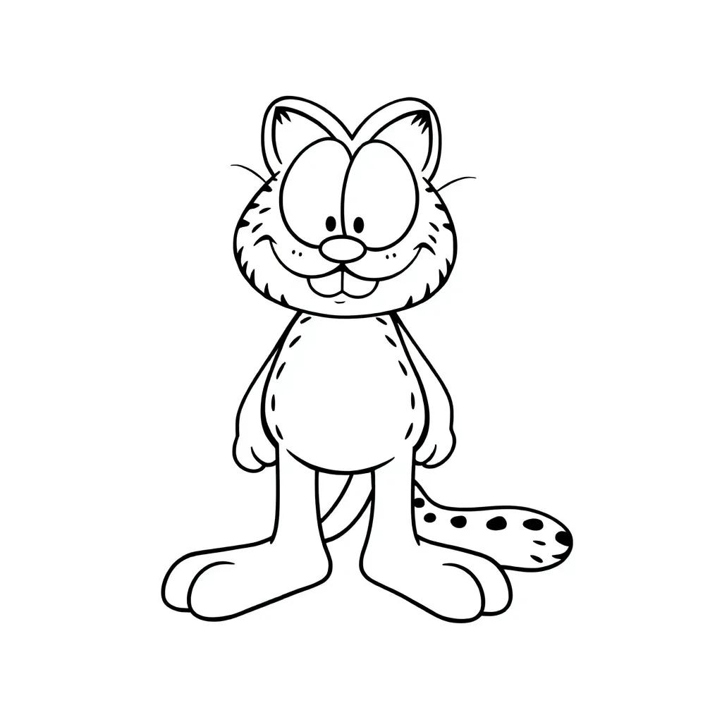Free Coloring Pages Of Garfield