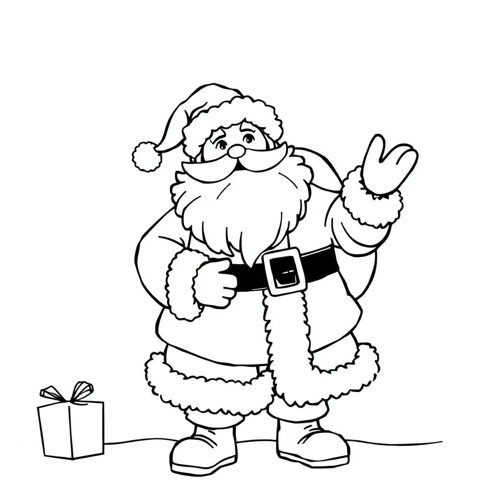 Free Santa Claus Coloring Pages