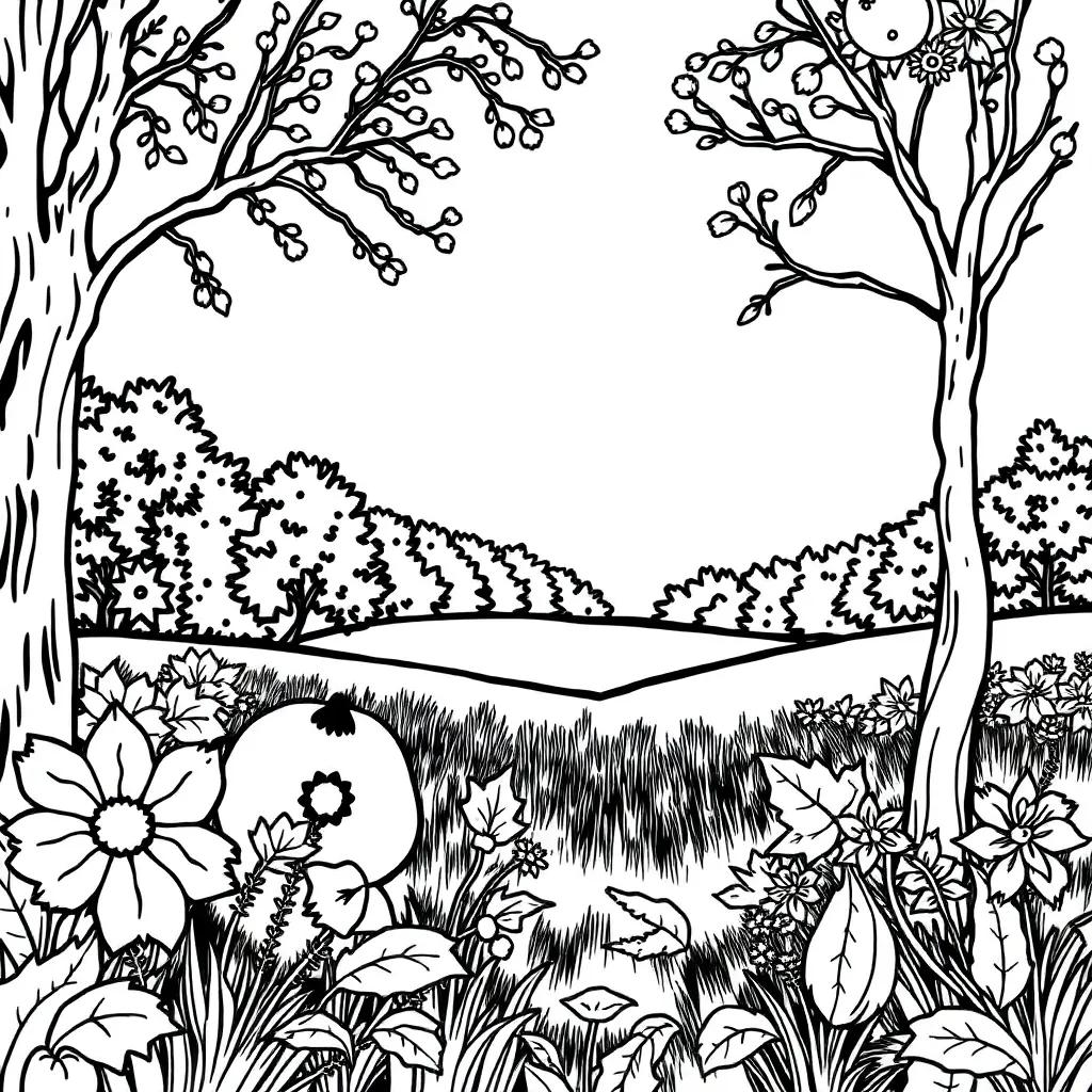 Free Autumn Printable Coloring Pages