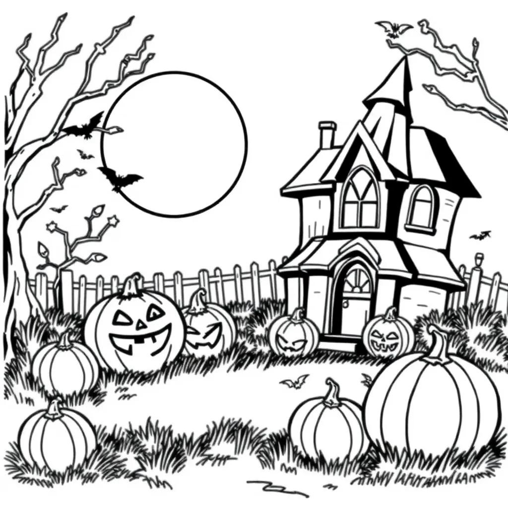 Free Printable Color Pages Halloween
