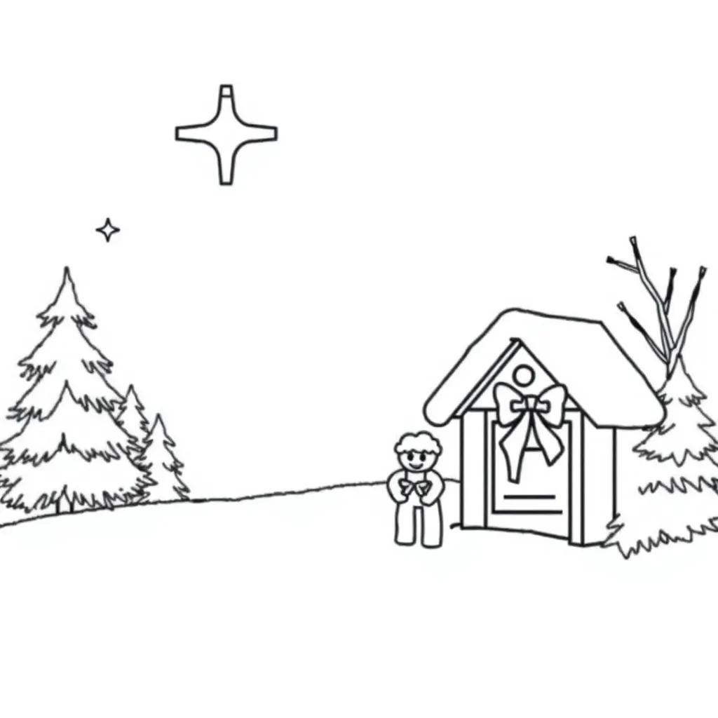 Free Coloring Pages For Kids Christmas