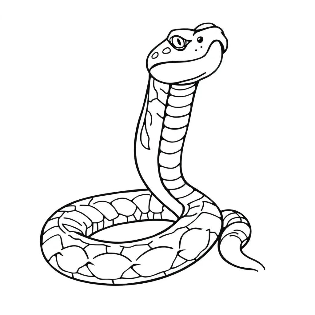 Free Coloring Pages Snakes