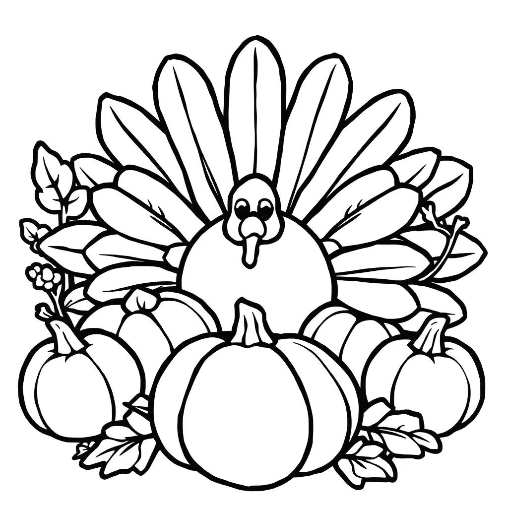 Free Coloring Pages Of Thanksgiving