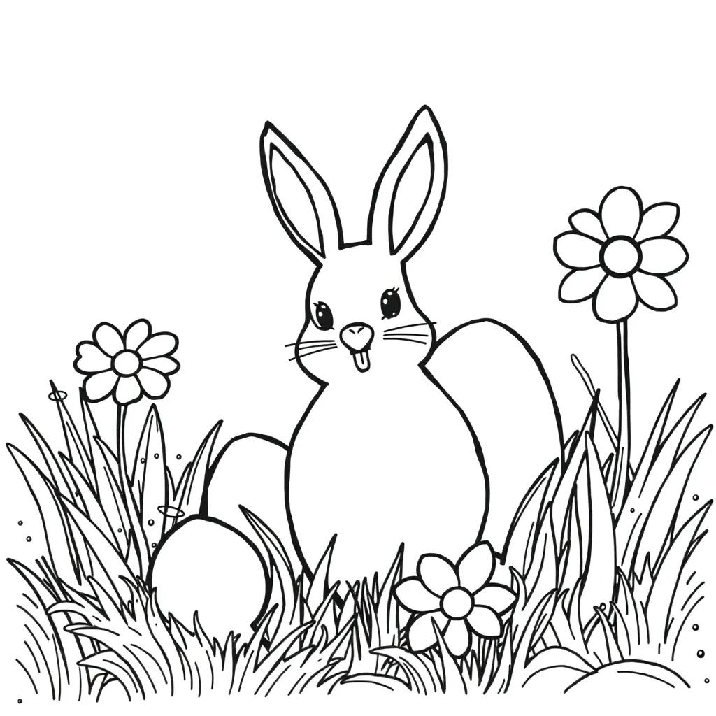Free Coloring Easter Pages