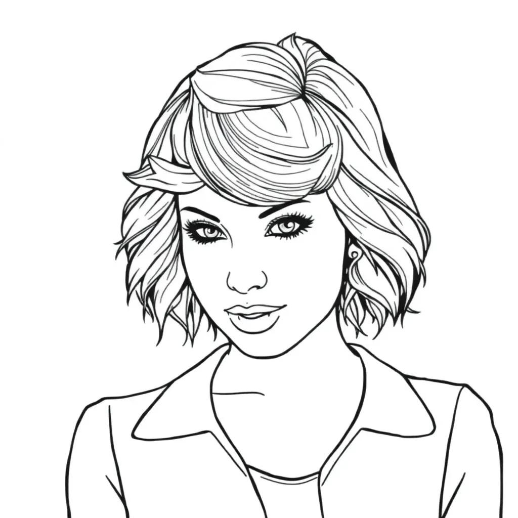 Free Printable Taylor Swift Coloring Pages