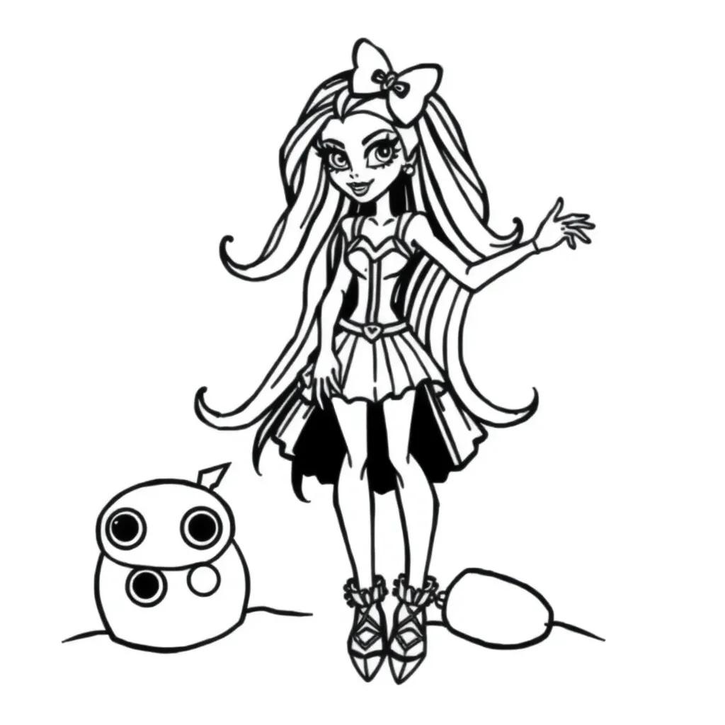 Free Monster High Coloring Pages