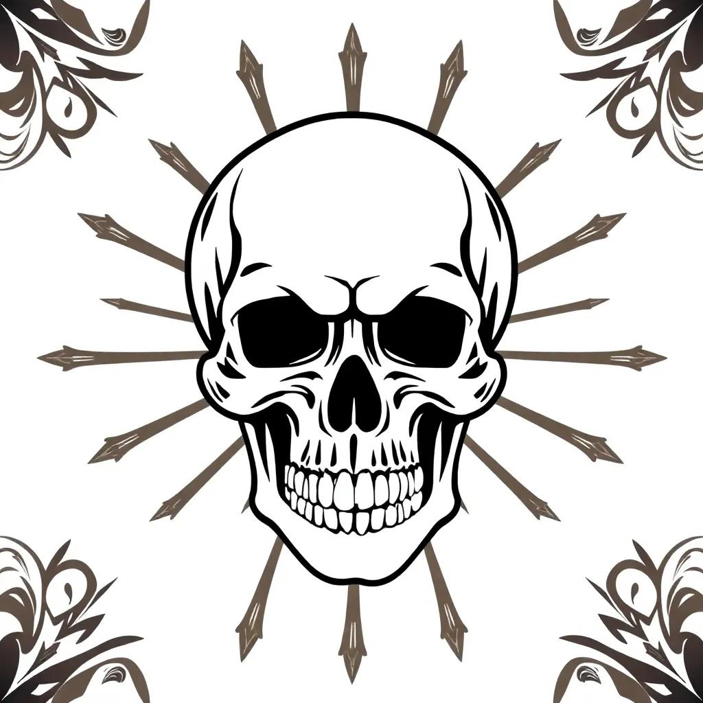 Free Printable Skull Coloring Pages