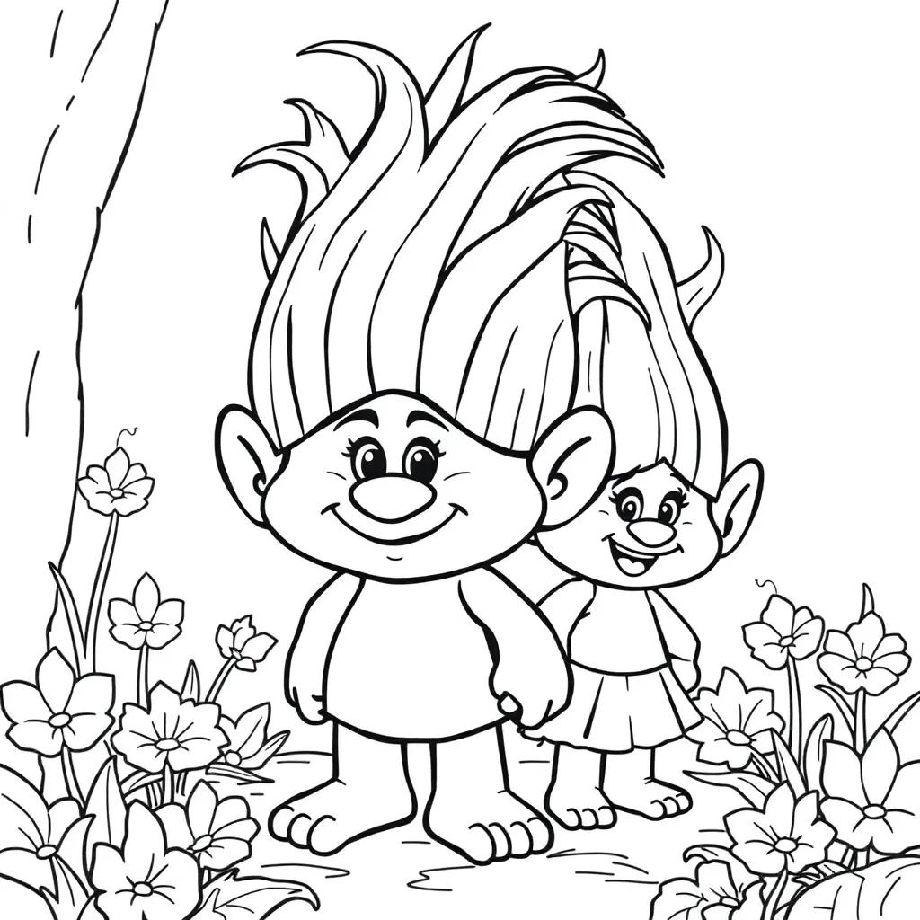 Free Printable Coloring Pages Trolls