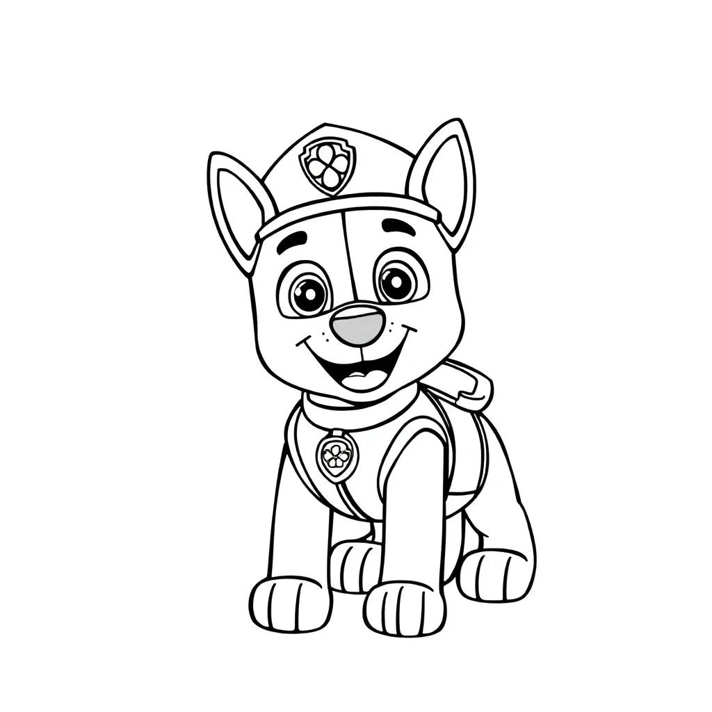 Free Coloring Pages Of Paw Patrol