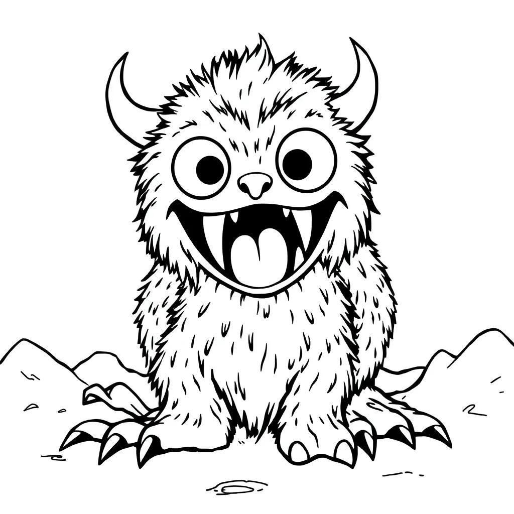 Free Monster Coloring Pages