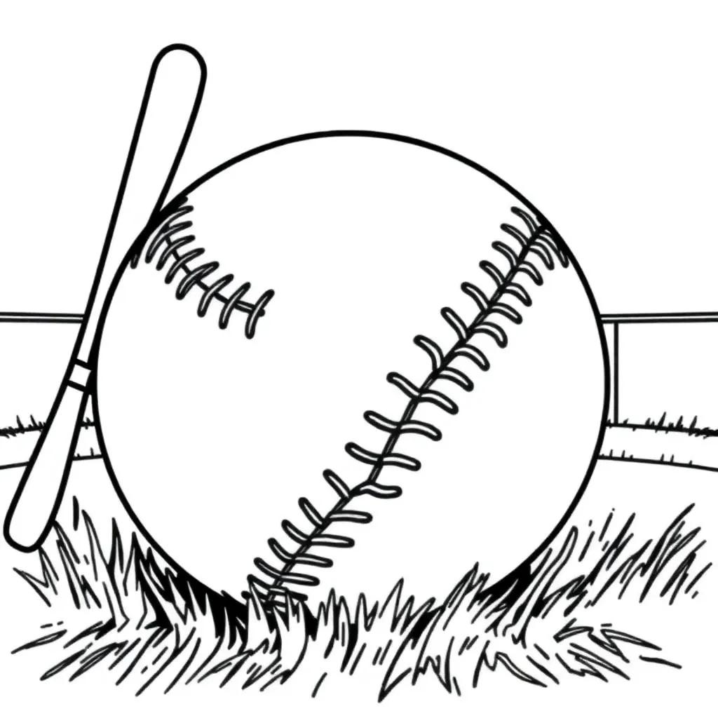 Free Baseball Coloring Pages Printables