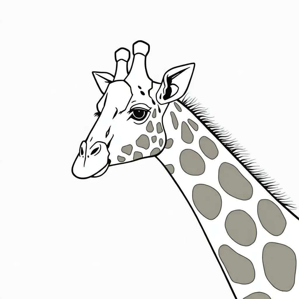 Free Printable Giraffe Coloring Pages