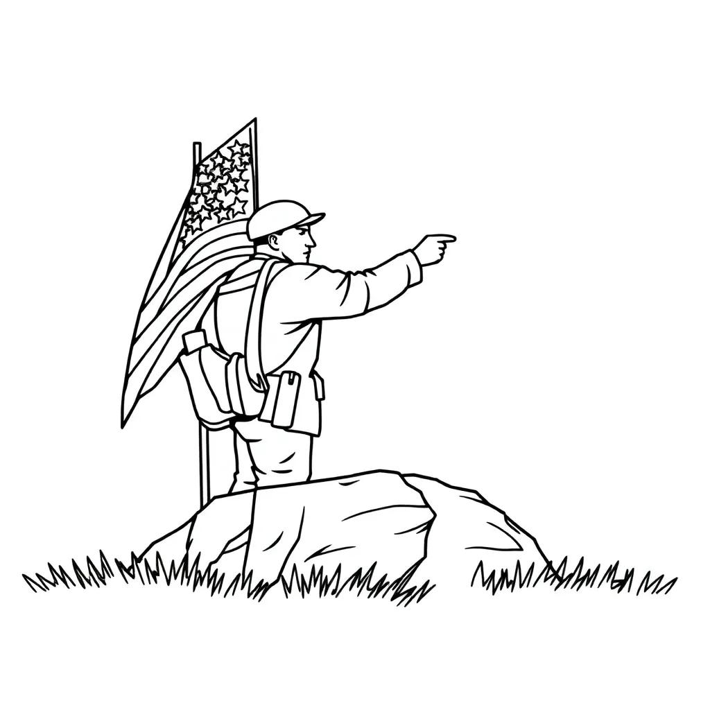 Free Coloring Pages Veterans Day