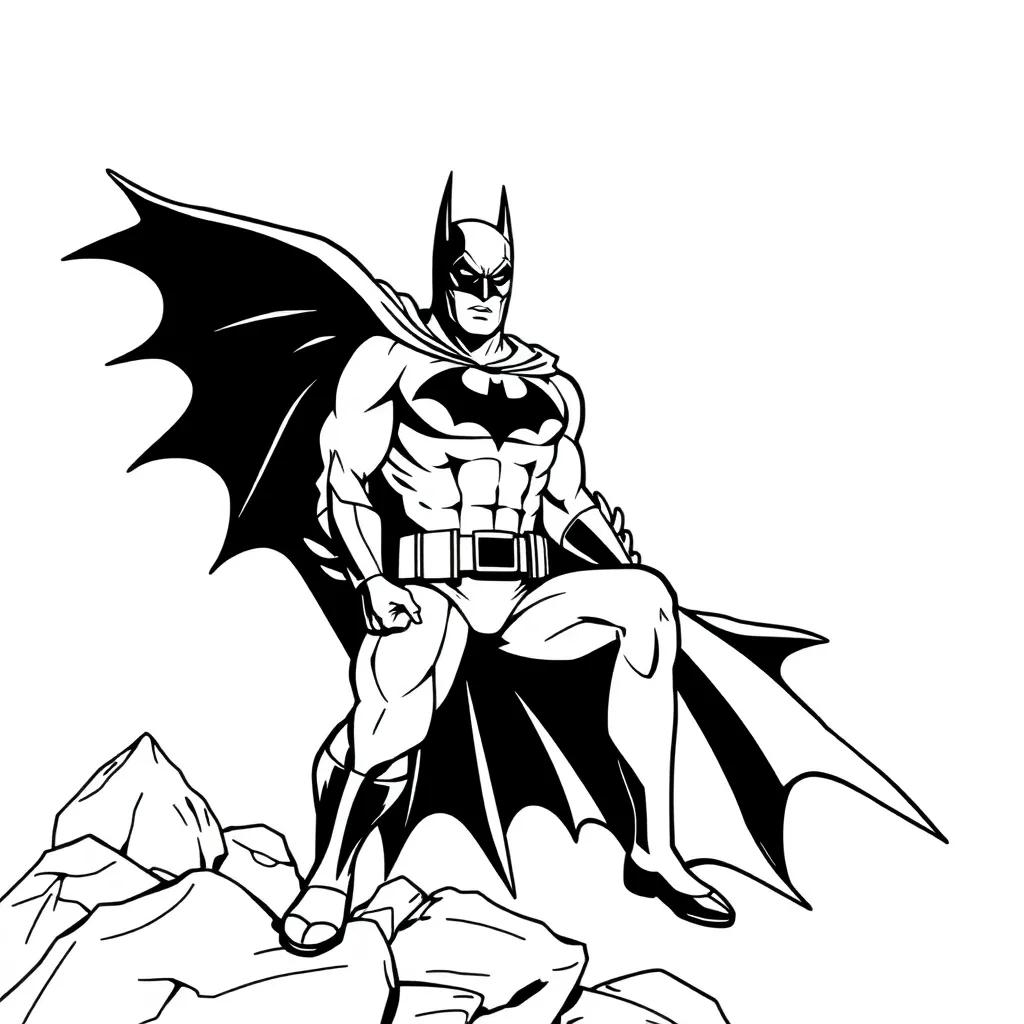 Free Batman Coloring Pages