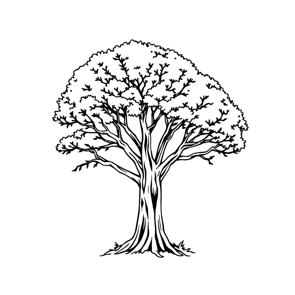 Free Tree Coloring Pages