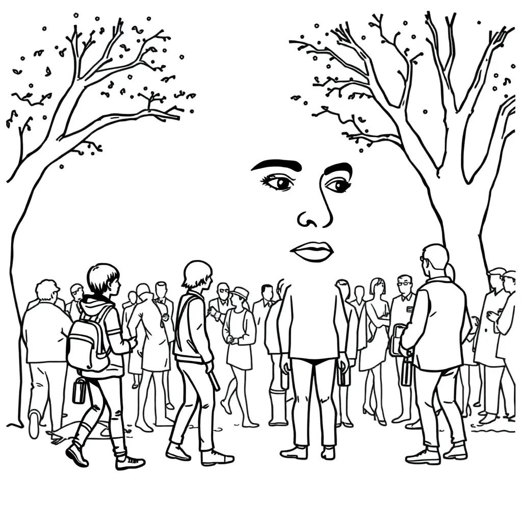 Free Coloring Pages Of People