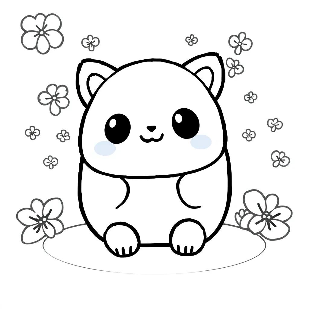 Free Kawaii Coloring Pages