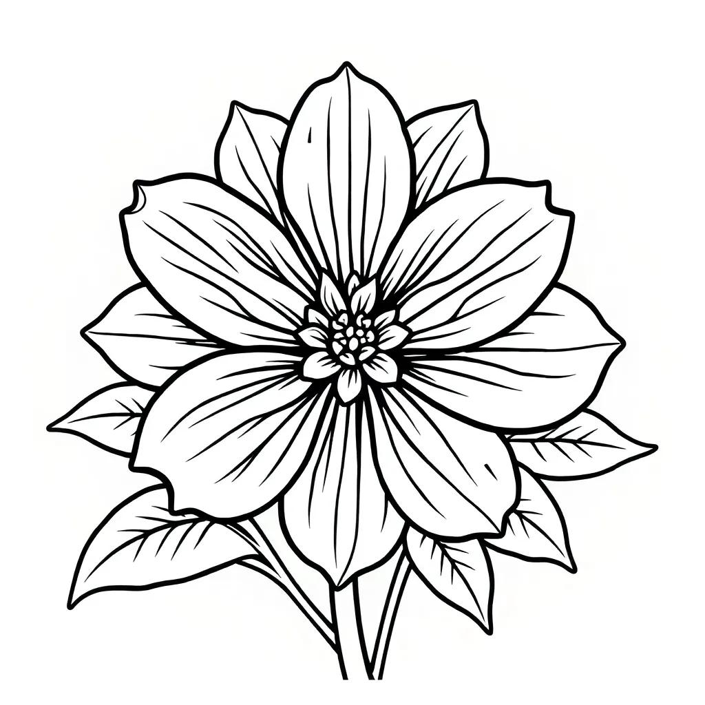 Free Flower Coloring Pages For Adults