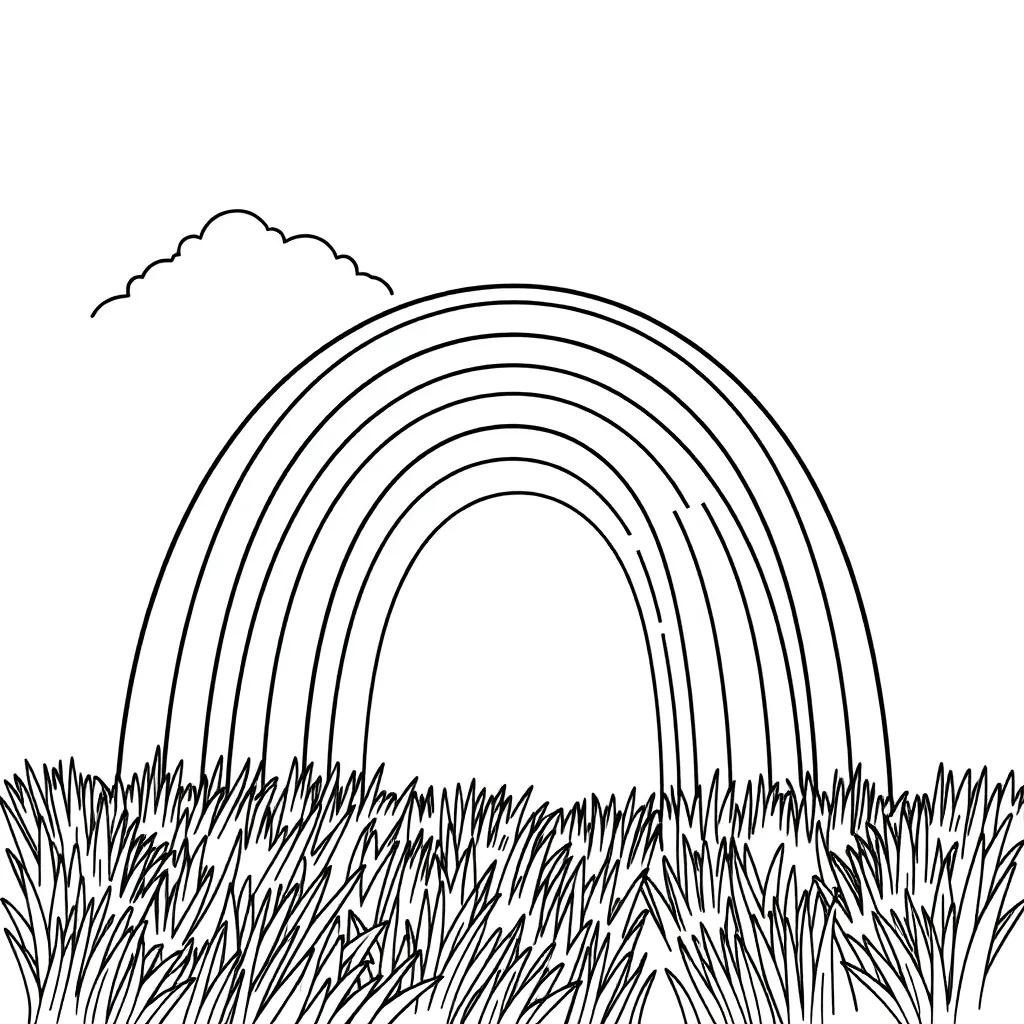 Free Coloring Pages Of Rainbows Free Coloring Pages Of Rainbows