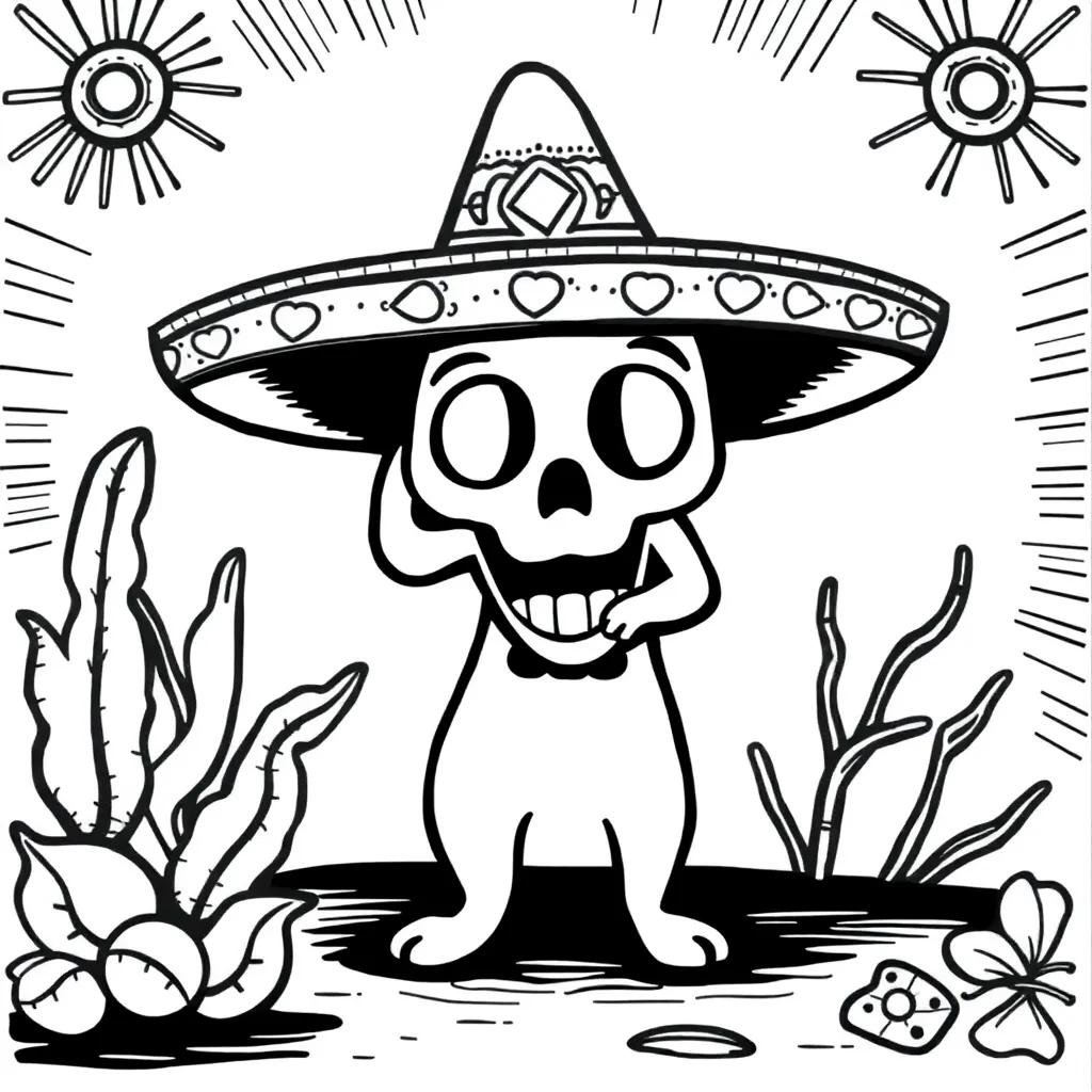 Free Coloring Pages Cinco De Mayo